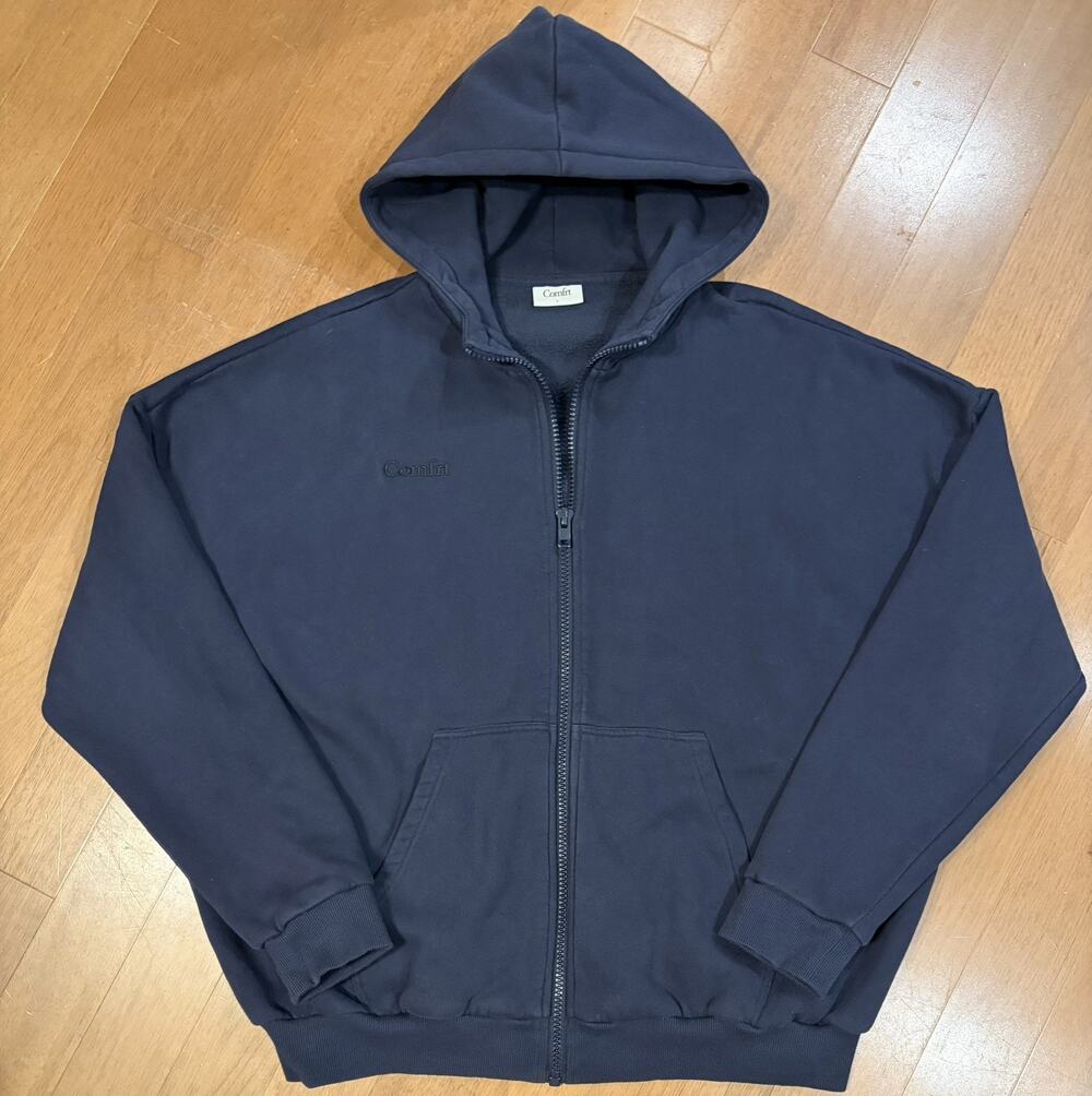 Navy Zip-Up Hoodie COMFT brand